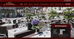 Desktop Screenshot of hotelamerica.ch