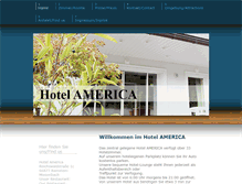 Tablet Screenshot of hotelamerica.de